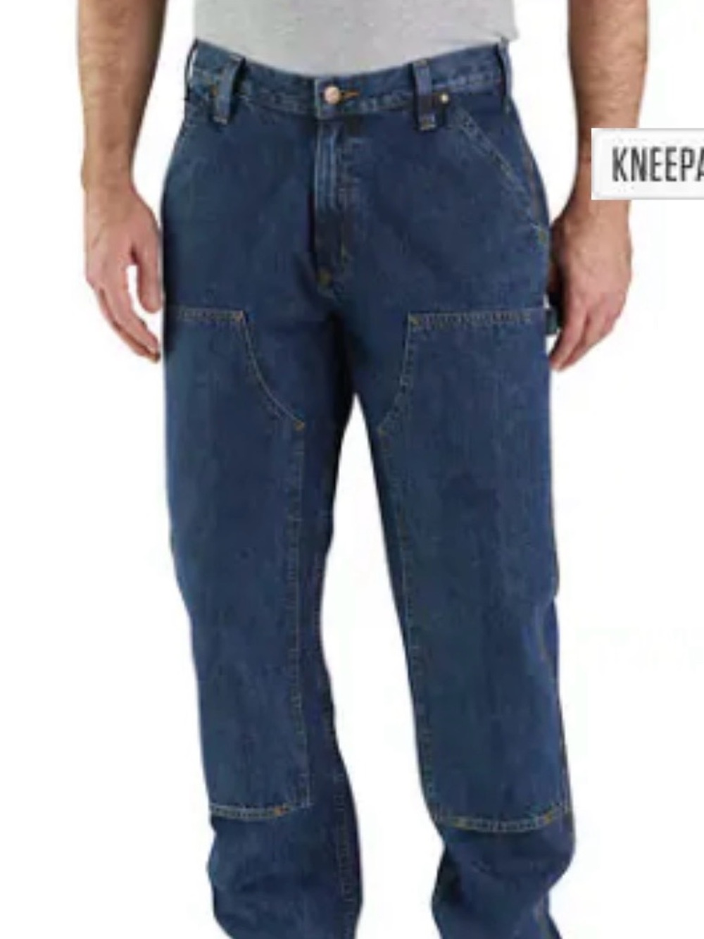 Carhartt Men's Relaxed Fit Blue Work Jeans